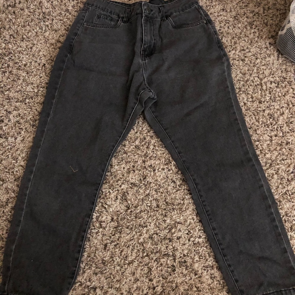 Noisy may mom jeans gray